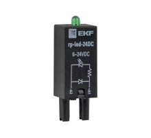 Модуль светодиодный 24 VDC для промежуточных реле RP EKF AVERES  rp-led-24DC  EKF