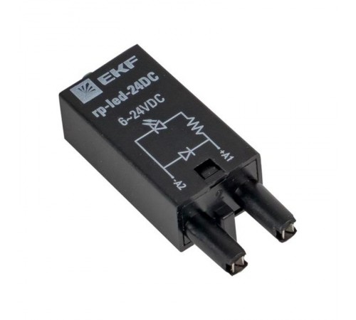 Модуль светодиодный 24 VDC для промежуточных реле RP EKF AVERES  rp-led-24DC  EKF