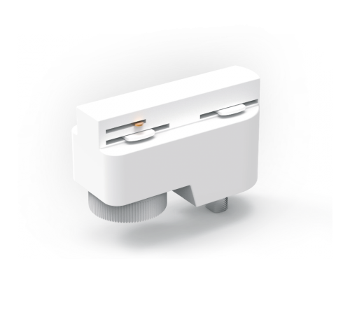 Адаптер питания для подключения светильников к трековой системе к сети белый  TR121  Gauss