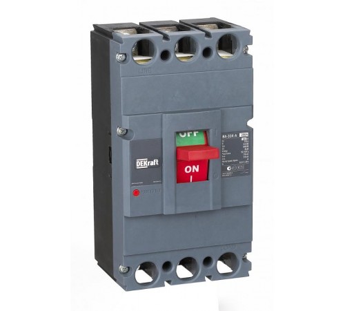 Силовой авт. выкл. 3P 250А c Ir=200А-250А 70кА ВА-334 af  21139DEK  DEKraft