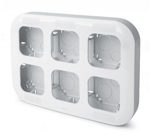 Quteo Белый Рамка 6-ая накл.монтажа  782296  Legrand