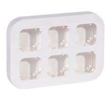 Quteo Белый Рамка 6-ая накл.монтажа  782296  Legrand