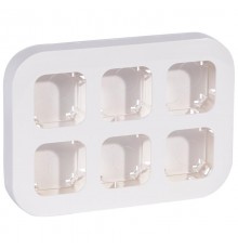 Quteo Белый Рамка 6-ая накл.монтажа  782296  Legrand