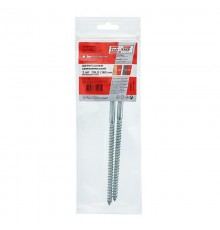 Болт DIN 571 сантехнический оцинк 8х160 (2 шт) - пакет ( 0,095 кг)  113137  Tech-KREP