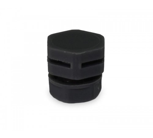 Клапан дышащий КД-ПС-М6х1 IP67 черный  zeta34920  ГОФРОМАТИК