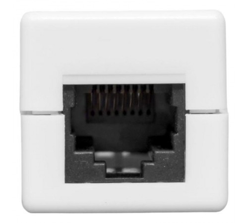 Адаптер проходной TERACOM PRO Cat.6 неэкранированный RJ45-RJ45 белый  TRP-INLC-2RJ45-6UTP-WH  EKF