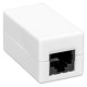 Адаптер проходной TERACOM PRO Cat.6 неэкранированный RJ45-RJ45 белый  TRP-INLC-2RJ45-6UTP-WH  EKF