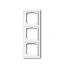 Рамка 3-постовая, серия, серия solo/future linear, цвет белый бархат  1754-0-4416   2CKA001754A4416  ABB