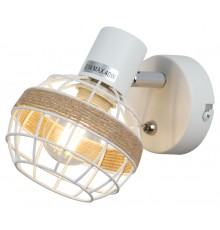 Светильник настенно-потолочный спот Anselma 7034-701 1 x E14 40 Вт поворотный с выключателем  Б0051974  Rivoli