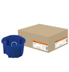 Коробка установочная 68х45 с саморезами  SQ1402-0002  TDM