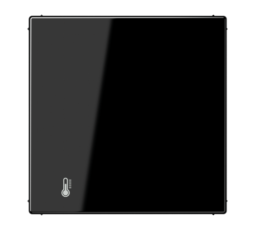 KNX-регулятор с шинным сопряжением без ручки для установки температуры; чёрный  LS2178ORTSSW  Jung