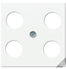 Крышка для SAT-TV-розетки с 4-мя гнездами; мокка  A561-4SAT1MO  Jung