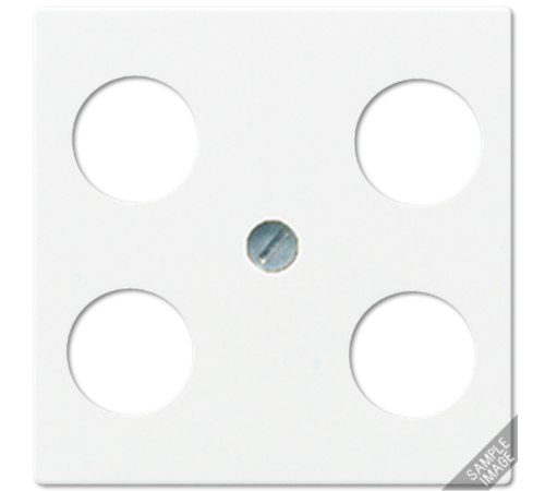 Крышка для SAT-TV-розетки с 4-мя гнездами; мокка  A561-4SAT1MO  Jung