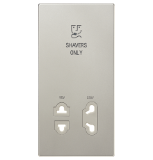 накладка бритвенной розетки сталь  SOES7522PL  Jung