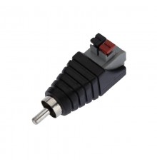 Разъем штекер RCA с быстрозажимной колодкой (блистер)  14-0413-2  REXANT