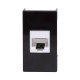 Розетка RJ-45 кат.5E,Viva,1 мод.,черн  45238  DKC