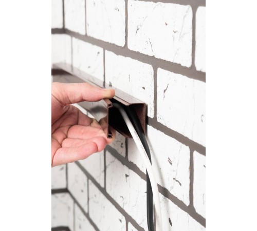 Заглушка (40х25) (4 шт) Plast EKF PROxima  под темное дерево    ecd-40-25x4   EKF 