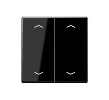 Клавиша для KNX кнопки, 2 группы, символы стрелки; термопласт; черный  A102PBFSW  Jung