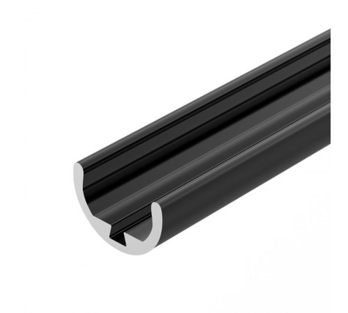 Профиль ROUND-D10.5-2000 ANOD BLACK (Arlight, Алюминий)  033036  Arlight