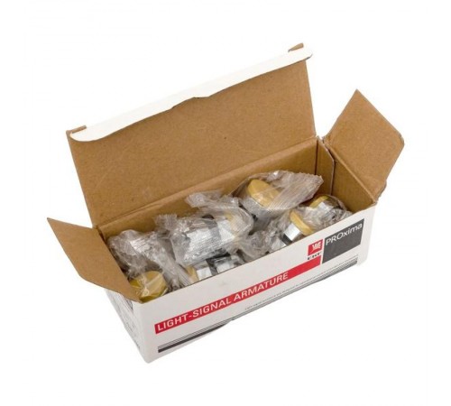 Исполнительный механизм кнопки XB4 желтый выпирающая  возвратный без фиксации, без подсветки EKF PROxima    XB4BL-Y   EKF 