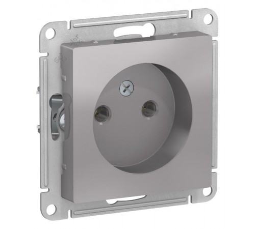 AtlasDesign Алюминий Розетка без заземления, 16А, механизм  ATN000341  SE