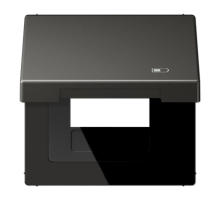 Рамка с подпружиненной крышкой для USB-механизмов, с центральной платой AL2990KLUSBAN Jung