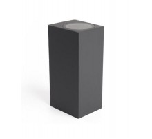 Светильник садово-парковый, 230V 2*GU10, DH051, серый (на стену)  48327  FERON