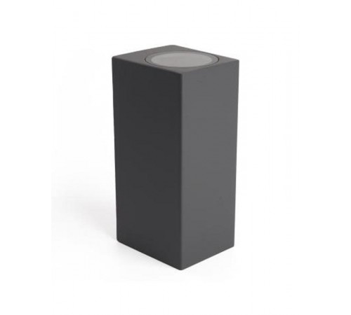 Светильник садово-парковый, 230V 2*GU10, DH051, серый (на стену)  48327  FERON