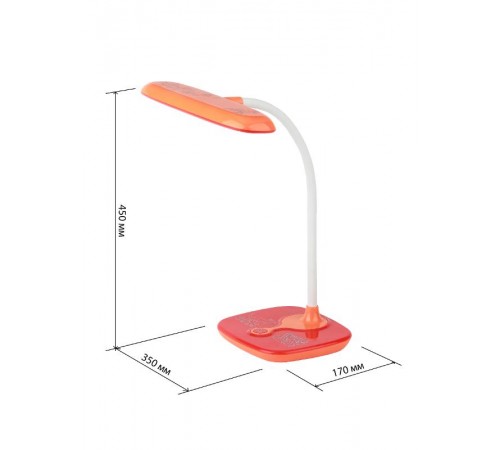 Светильник настольный светодиодный NLED-432-6W-R красный наст.  Б0028465  ЭРА