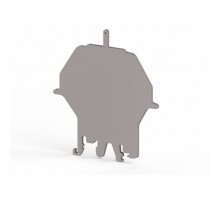 Держатель прозрачной крышки, с возм. Пломбировки (серый) SKK-MR35 0.0.0.4.68069  468069  Klemsan