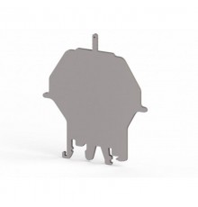 Держатель прозрачной крышки, с возм. Пломбировки (серый) SKK-MR35 0.0.0.4.68069  468069  Klemsan