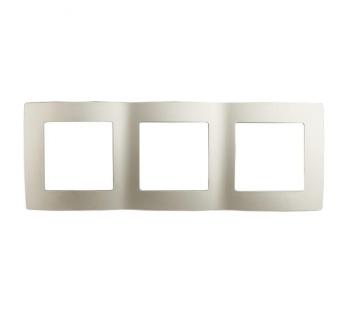 Рамка на 3 поста 12-5003-15  ,  перламутр  Б0019377  ЭРА