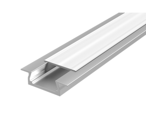 Алюминиевый профиль для LED ленты с рассеивателем встраиваемый 2000мм х 10мм  V4-R0-70.0001.KIT-0202  VARTON