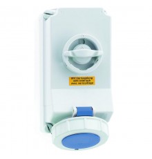 Розетка настенная с блокировкой 32А 3р 6h 250v IP67 16104 I 16104-Bals I Bals