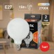 Лампа светодиодная F-LED G125-15w-827-E27 OPAL (филамент, шар опал, 15Вт, тепл, E27)  Б0047038  ЭРА