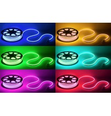 Лента светодиодная неоновая N5050-72-IP67-220V-20m-RGB  Б0053983  ЭРА
