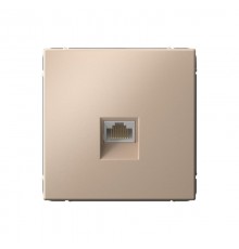 ArtGallery Песочный Розетка компьютерная RJ45, кат. 5е, механизм  GAL001283 SE