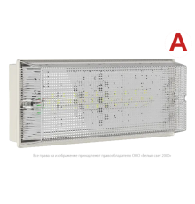 Световой указатель аварийного освещения светодиодный BS-UNIVERSAL-51-L1-INEXI2 13,4Вт 1ч IP65 универсальный накладной  a15636  Белый свет