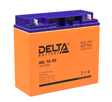 Аккумуляторная батарея Solar серии GEL 12-20 12В/20Ач  GEL 12-20  DELTA