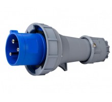 Вилка перен. 2Р+РЕ 63А 220В IP67 ВП-103  26108DEK  DEKraft