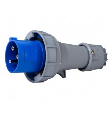 Вилка перен. 2Р+РЕ 125А 220В IP67 ВП-103  26109DEK  DEKraft