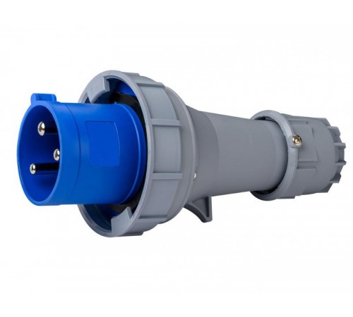 Вилка перен. 2Р+РЕ 63А 220В IP67 ВП-103  26108DEK  DEKraft