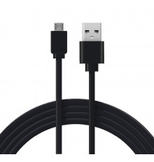 USB кабель универсальный microUSB шнур плоский 1 м черный  18-4270  REXANT
