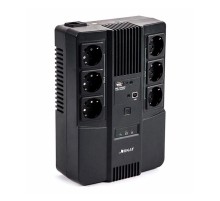 SKAT-UPS 800 AI ИБП 220В 480Вт 1АКБ 9Ач внутр. меандр. стаб-ция напр-я. 6 выходов  452  Бастион