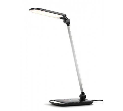 Светильник настольный светодиодный NLED-460-14W-BK-S черный с серебром наст.  Б0028439  ЭРА