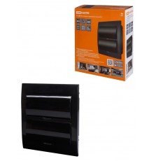 Бокс пластиковый встриваемый ЩРВ-П-24 модуля IP41, Антрацит  SQ0902-1006  TDM