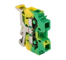 Колодка клеммная самозажимная JXB-S-6 41А земля EKF PROxima  plc-jxb-s-6pe  EKF