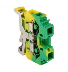 Колодка клеммная самозажимная JXB-S-6 41А земля EKF PROxima  plc-jxb-s-6pe  EKF