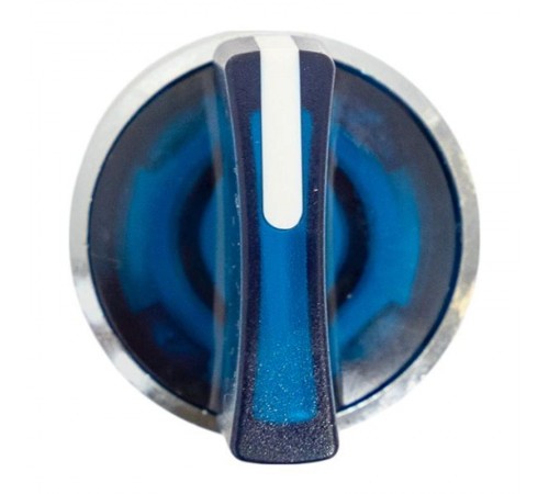 Механизм исполнительный переключателя ХB4 синий на 3 положения с фиксацией, с подсветкой с короткой ручкой IP65  XB4BD3FL-B-65  EKF