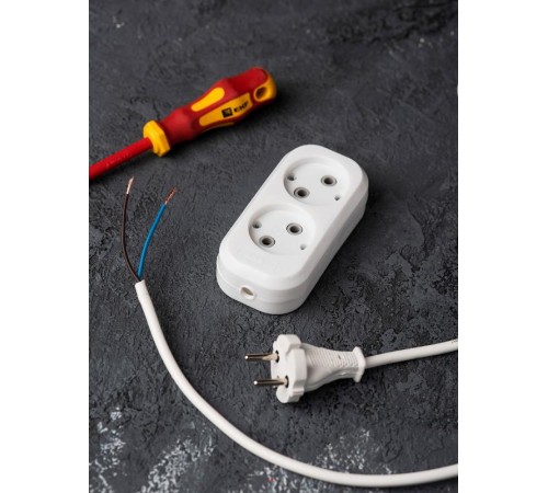 Колодка 2 гн. 10А 2,2кВт б/з Эксперт EKF PROxima  AKB10-2  EKF